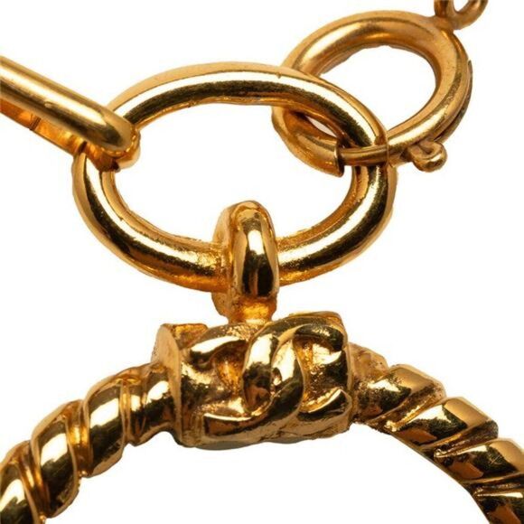 Chanel Double Chain Loupe Necklace - Picture 5 of 8